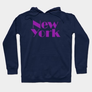 NEW YORK-Purple Broadway Hoodie